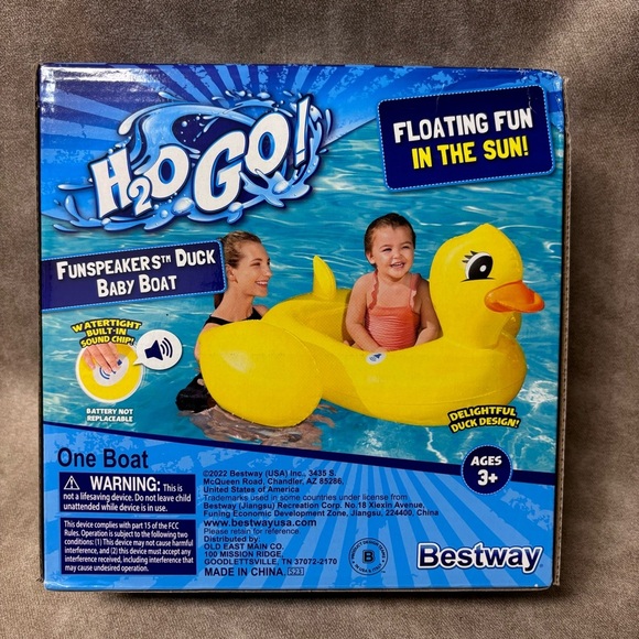Bestway H2OGO Funspeakers Duck
Inflatable Baby Boat - Picture 5 of 5